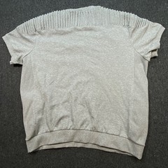 Postgame Moto Streetwear Men 4XL Gray Ribed Shoulder Zip Short Sleeve Sweatshirt
