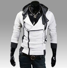 Unisex Casual Slim Fit Stylish Jacket Ziper Hoodie College Blazer New USA Seller