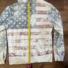 Denim & Supply Ralph Lauren American Flag Hoodie Mens M Full Zip Cotton Rare