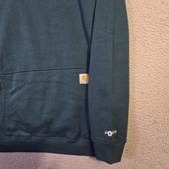 Carhartt Fast Dry Hoodie Large tall Mens Blue Lightweight Sweatshirt Relaxed NWT