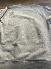 GAP Light Heather Gray Crewneck Sweatshirt Terry Inside Long Sleeve