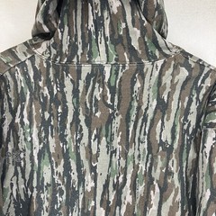 Mens Retro VTG Real Tree Bottomland Hoodie Medium AOP Soft Cotton Blend