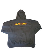 Black Zip Up Hoodie Men’s Medium – Racing Theme – Fall, Winter – NWT Streetwear