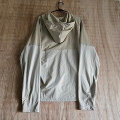 Aspen Quarter Zip Hoodie Mens Large Colorblock Beige Gray Orange Outdoor UGG