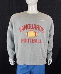 Nike El Modena Vanguards Football Gray Sweatshit, A Grade, Men’s Size XL