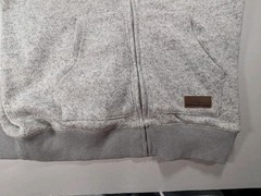 Quicksilver Keller Zip Hoodie Large Marled Gray