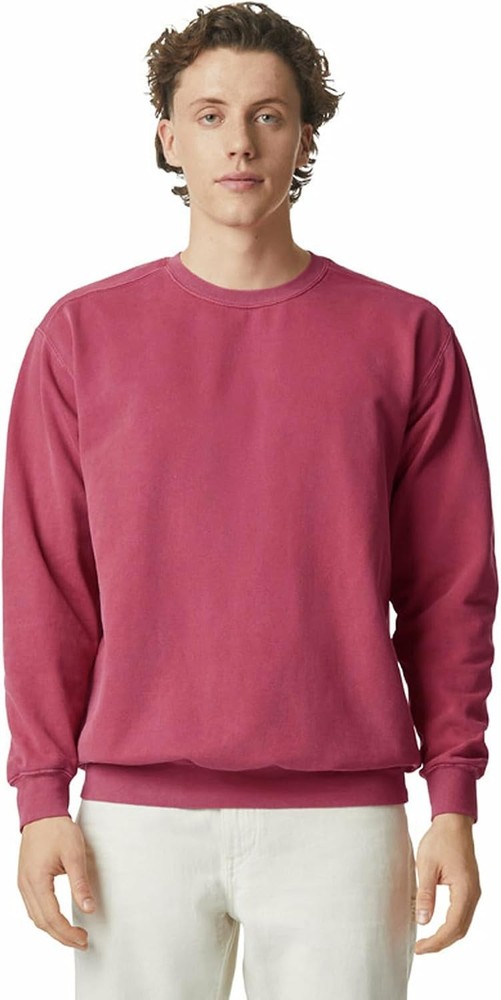 Adult Crewneck Sweatshirt Crimson Large G1566 G1545 Heavyweight Ring Spun Cotton
