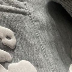 Denim tear Hoodie M Gray White only worn once