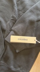 Fear of God Essentials Black Stretch Limo Hoodie Size XS