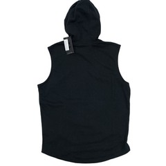 Under Armour Men’s Project Rock Terry Sleeveless Hoodie Size L Black 1367108