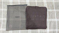 Fear of God Essentials Hoodie ‘Plum’ S Size Loose Oversized Hoodie NWT SS23