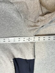 Adidas Men’s S2S Kangaroo Grey Blue Pullover Hoodie Sweatshirt Zip Sides Small