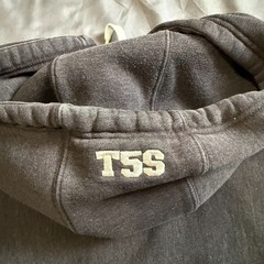 Vintage Triple Five Soul 555 Hoodie XL Y2K Mens Gray Pullover T55 Streetwear Rap