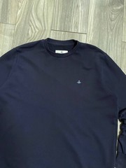 Vivienne Westwood Basic Logotype Sweatshirt Dark Blue Size XL Men’s