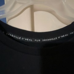Shaquille O’Neal Men’s 4XL Big & Tall Black/Tan Striped Pullover Sweatshirt
