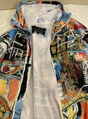 Jean Michel Basquiat x Members Only Windbreaker Jacket Multicolor Mens Small