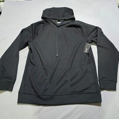 new Xersion Train Scuba Popover Hoodie Mens LT Black Big & Tall Stretch Athletic