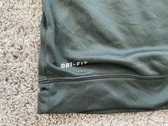 Nike Jacket Mens Extra Large Dri-Fit 1/4 Zip PC Track & Field Logo Gray