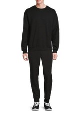 Athletic Works Men’s Fleece Crew Sweatshirt 4XL (58-60) Black NWT