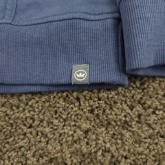 Peter Millar Hoodie Men Medium Blue Lava Wash Performance Pullover Golf Sweater