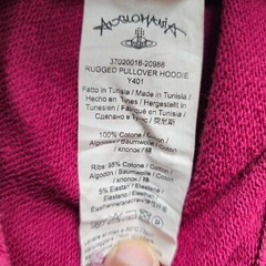 Vivienne Westwood Hoodie Small Pink Rugged Chaos Cutlass Patch Hooded Pullover