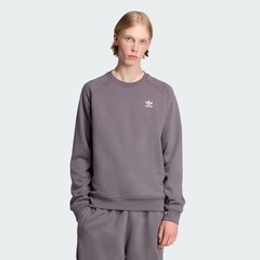 adidas Trefoil Essentials Crew Sweatshirt Grey