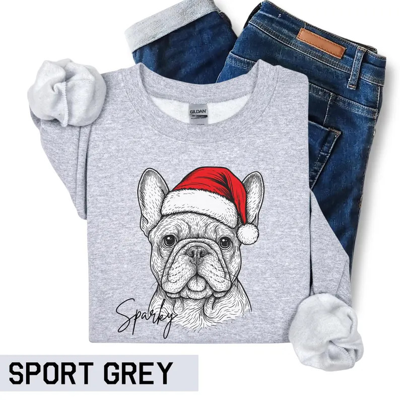 Dog Cat Christmas Sweatshirt Pet Lover Holiday Animal Apparel Gift