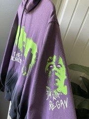 The Exorcist Movie Graphic Pullover Hoodie Purple Size Large 42/44