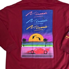PUMA Scuderia Ferrari Miami Graphic Pullover Hoodie Mens Size XL Deep Red NEW