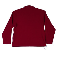 Vintage Y2K Old Navy Fleece Quarter Zip Sweatshirt Mens Large Red White Blue