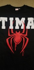 NWT Marvel Comics Ultimate Spider-Man wraparound Black Crew Sweatshirt Size XL