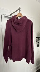 Jordan Men’s XXL Burgundy Pullover Hoodie Solid Logo Hooded Drawstring