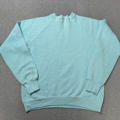 Vintage Screen Stars Best Sweatshirt Mens Large Large Blue Fleece Lake Placid