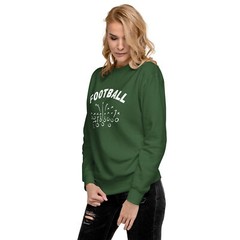 Football Mom Dad Unisex Premium Sweatshirt S,M,L,XL,2X,3X