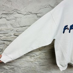Vintage 1995 Friends TV Show Logo Graphic Crewneck Sweatshirt Made in USA XL