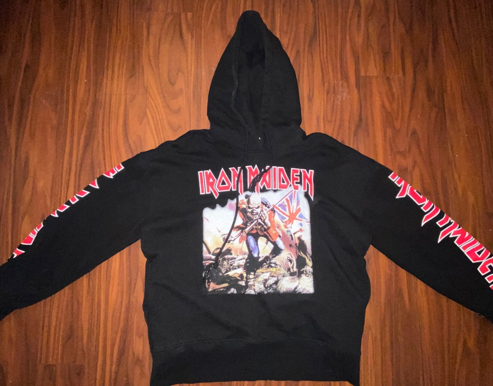 Fear of God Essentials Third Collection 2015-2016 Iron Maiden Sweatshirt RARE