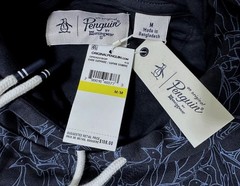 New Original Penguin Men’s Hoodie Pullover in Sapphire Blue Size M, 65% Off MSRP