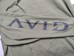 AVID Merica Fatigue Fishing Hook Green Double-Sided Pullover Hoodie – Men XL NEW