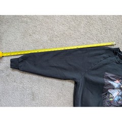 Nike DD6515-010 Sweatshirt Mens 3XL Cotton Black Floral Graphic Patch Pullover