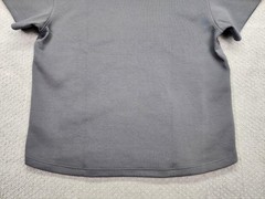 Adidas Hoodie Mens Medium Gray Short Sleeve Pullover Baseball Sample KB2095