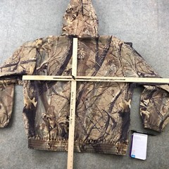 Vintage Pella Hoodie Mens 2XL Realtree Hardwoods 20-200 Hunting Sweatshirt