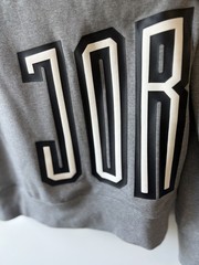 Air Jordan Men’s Gray Jumpman Graphic Fleece Pullover Hoodie Size S