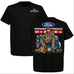 2026 Trump with Ford Powerstroke Diesel Graphic T-shirt, Diesel Power Shirt