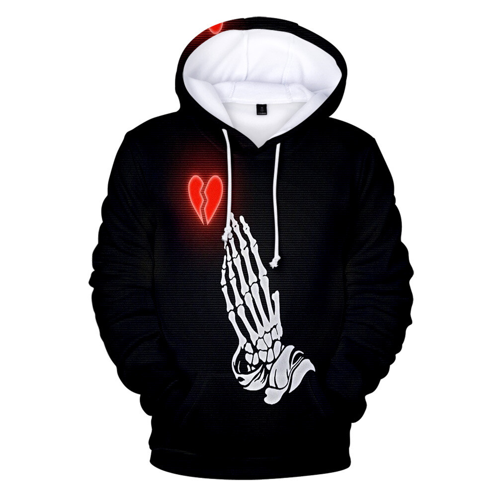 Rapper Juice Wrld Hip Hop Hoodie Sport Sweater Casual Sweatshirt Pullover Jacket