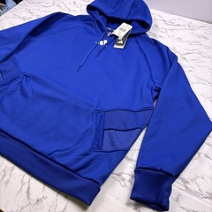 NEW Adidas Men Essentials Royal Blue Fleece Aero ready Hoodie Size 2XL GV5294