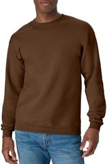 Men’s Pull On Sweatshirt Long Sleeve Crew Neck Size XX-Large Army Brown Daily