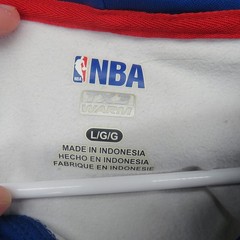 NBA Los Angeles Clippers Hoodie Mens Large Gray VF Imagewear Warm Pullover