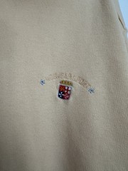 Vintage WilliWear Sport SweatshirtM Yellow 1/4 Snap Neck Pullover 90s