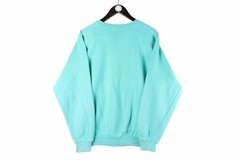 VINTAGE UNITED COLORS OF BENETTON SWEATSHIRT SIZE M blue 90s sport jumper