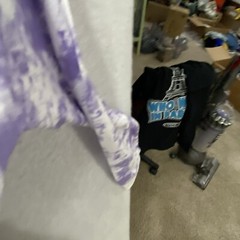Original Use Sweatshirt Men’s Medium Purple White Tie Dye Crew Neck Long Sleeve